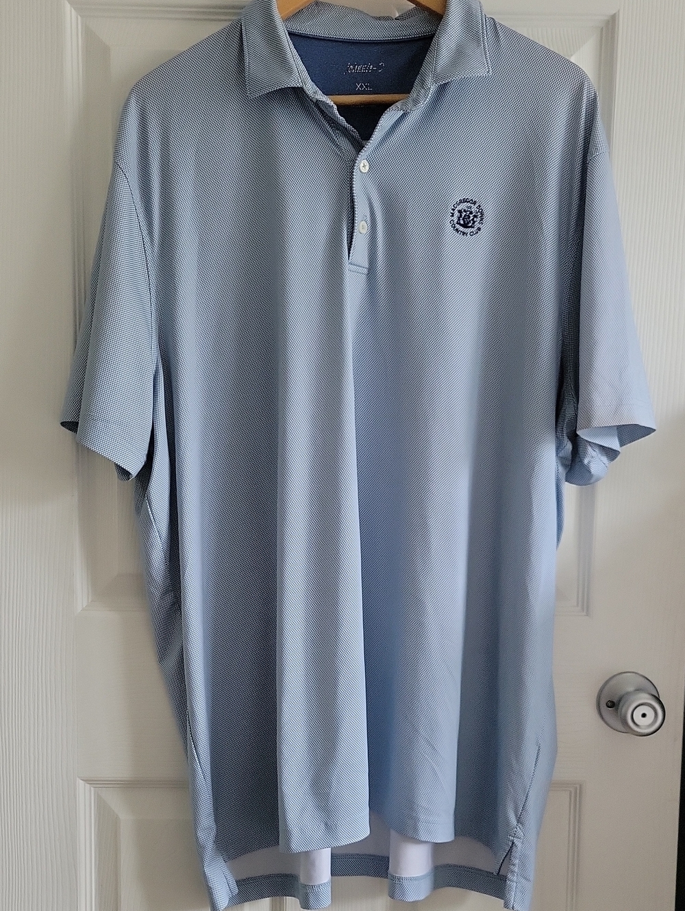 Johnnie-O Macgregor Down Country Club Golf Polo XXL Blue Diamond Excellent Cond